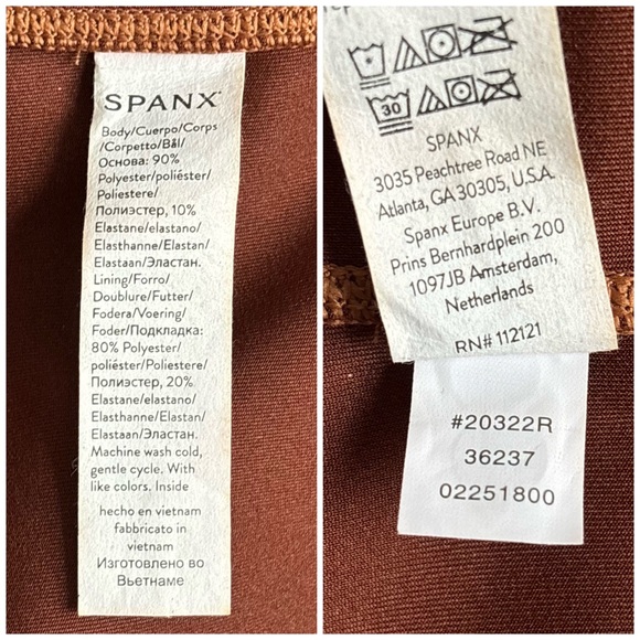 Spanx Faux Suede Leggings Pants in Rich Caramel Size Large - Picture 4 of 17